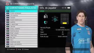 PES 2018  CORINTHIANS  Cópias de base  base copy [upl. by Gabbi]