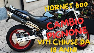 Cambio Rapporti hornet 600 con 10 euroAccorciamoli [upl. by Aicen323]