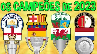 O CAMPEÃO de CADA PAÍS DA EUROPA da temporada 202223 [upl. by Anitnuahs]