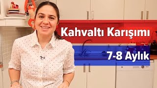 Bebekler İçin Kahvaltı Karışımı 7 Ay   İki Anne Bir Mutfak [upl. by Selin]