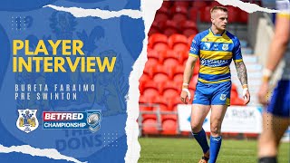 INTERVIEW  Faraimo ahead of trip to Swinton [upl. by Zeiger]