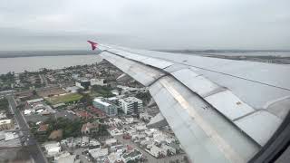 Landing at Guayaquil Airport aboard LATAM [upl. by Dnomayd383]