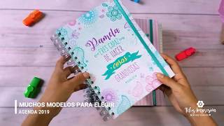 AGENDAS PERSONALIZADAS 2019 [upl. by Shing]