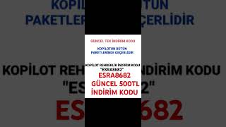 KOPİLOT REHBERLİK İNDİRİM KODUkopilotrehberlik kopilot indirim kod keşfet keşfetteyiz yks2025 [upl. by Nolek]