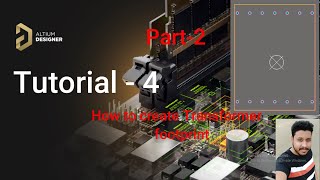 How to create footprint library  Transformer footprint  part2  Altium PCB design  Tutorial 4 [upl. by Demott703]