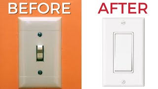 How to Change Out a Light Switch Like a Pro [upl. by Ettenotna131]