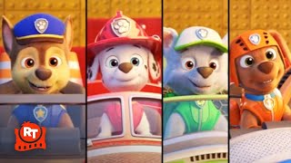 PAW Patrol The Movie 2021  PAW Patrol Rescues a Truck Driver Scene  Movieclips [upl. by Primrosa]