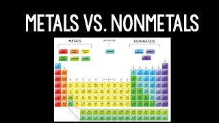 Metals vs Nonmetals [upl. by Ripley]