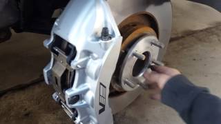 Install 6 Piston CTSV Brembo Brake Calipers on a 19982002 Camaro Z28 SS or Pontiac Trans Am LS1 [upl. by Sirak]