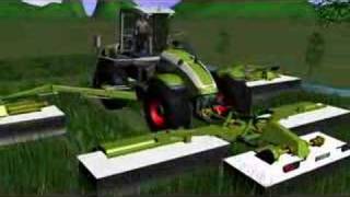 Claas Cougar demo 3D [upl. by Lahsram]