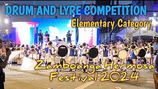 ZAMBOANGA HERMOSA FESTIVAL 2024  Drum and Lyre Competition Elementary Category [upl. by Anauqat]