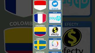 Digital Wallets From Different Countriesshorts [upl. by Aisital]