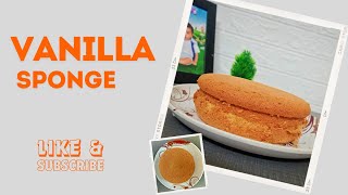 Vanilla sponge cake recipe Whithout Cake gel cake homemade tamil  David Home Bakers [upl. by Ogaitnas]