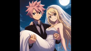 Natsu and Lucys Wedding Album AI Generated Images [upl. by Yeknarf28]