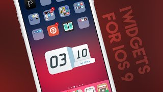 iWidgets for iOS 9  902 Jailbreak Cydia Tweak [upl. by Ylekalb]