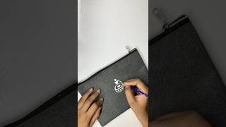 Transforming simple bag into warli art bag😱 shorts ytshots warliartwork diywithsk [upl. by Aiekram466]