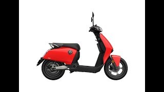 Super Soco CUx 1300w 28mph Electric Moped Static Review  GreenMopedscom [upl. by Hcirdeirf468]