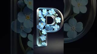 p name letter breakingnews statussong nameart song [upl. by Rubliw]