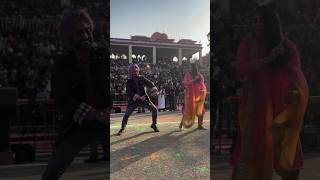 Neeru Bajwa and satinder sartaj at bagha border♥️🥰 neerubajwa satindersartaaj shayar shorts [upl. by Tongue458]