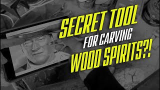 Secret Tool for Carving Wood Spirits  Crooked Chisel TV  Learn to Carve [upl. by Dnilazor]