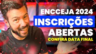 ENCCEJA 2024  INSCRIÇÕES ABERTAS [upl. by Ahsenal]