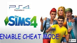 The Sims 4 PS4  ENABLE CHEAT MODE [upl. by Aryl]