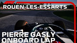 F1 2021 RouenLesEssarts  Pierre Gasly Onboard  Assetto Corsa [upl. by Angela]