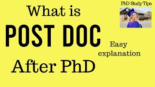 What is a postdoctoral fellowship or postdoc researcher [upl. by Wyon]