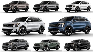 New 2025 Kia SORENTO  COLORS Details Comparison Specs amp Price  What do you like [upl. by Aerdnaz]