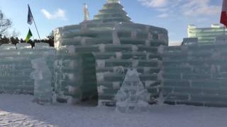 Saranac Lake Winter Carnival ice palace [upl. by Vial]