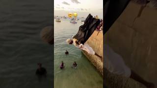 Funny dolphin wrong way in Zanzibar beach  Im so sad on this  please support [upl. by Aneehsak393]