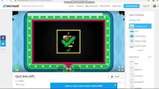How to make a game show quiz using word wall Basic [upl. by Sutherland]