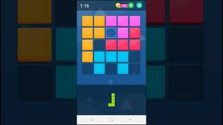 Block Game 16 Level difficult level smart puzzles blockpuzzle gaming hardpuzzle easybrain [upl. by Letta539]