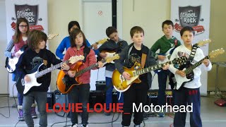 Louie Louie  Motorhead  Guitar Heroes Band Workshop  Bath Guitar School [upl. by Adnaluy399]