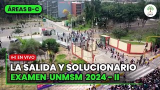 🔴 SOLUCIONARIO Examen de Admisión UNMSM 2024  iI​ 🌳 Áreas B y C  LA SALIDA🔥 [upl. by Tterb394]