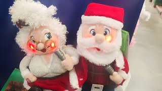 Gemmy 2024 Santa amp Ms Claus duo [upl. by Aurthur]