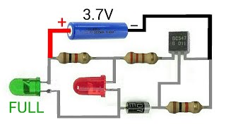 37v battery lithium battery charger Low amp Full [upl. by Netsirk]