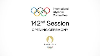 Opening Ceremony of the 142nd IOC Session [upl. by Jeremiah]