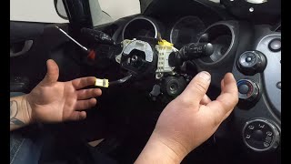 HONDA FIT CLOCK SPRING  REPLACEMENT  HOW TO [upl. by Havot]