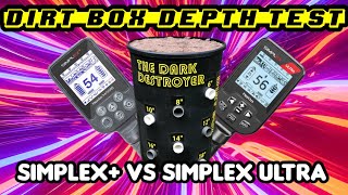 Nokta Simplex Ultra VS Simplex Depth Test Dirt Box [upl. by Atiugal]