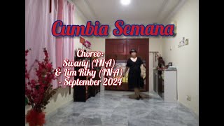 Cumbia Semana  Line Dance Swany INA amp Lim Riky INA  September 2024 [upl. by Conley]