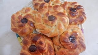 بريوش  بريوش الوردة  بريوش سهل مع طبخ ليلى recette brioche [upl. by Nylarad106]