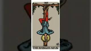 Learn Tarot Quick Hanged man 12  Major Arcana  Meaning Upright Reversed [upl. by Erdreid190]