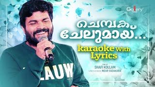 ചെമ്പക ചേലുമായ് Karaoke With Lyrics  Gallery Vision Karaoke [upl. by Spillar]