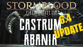 Castrum Abania 64 UPDATE  Boss Encounters Guide  FFXIV Stormblood [upl. by Sucirdor]