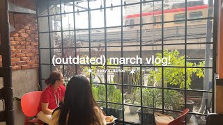 outdated march vlog 6 months late… [upl. by Ecirad]