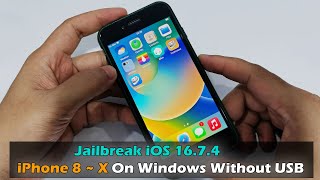 How To Jailbreak Rootful iOS 1674  iPhone 8  X On Windows Without USB [upl. by Kathryn274]