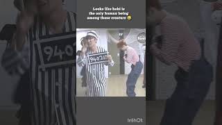 Looks like there is only one human being among ghosts😂shorts jhope btsmember halloween dance [upl. by Wilburt228]