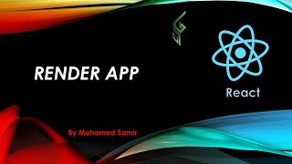 05 React Render  React بالعربي [upl. by Ardeahp]