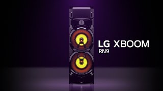 LG XBOOM  Conoce el nuevo minicomponente RN9 [upl. by Betthezul485]